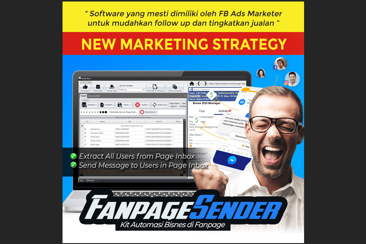 Fanpage-Sender